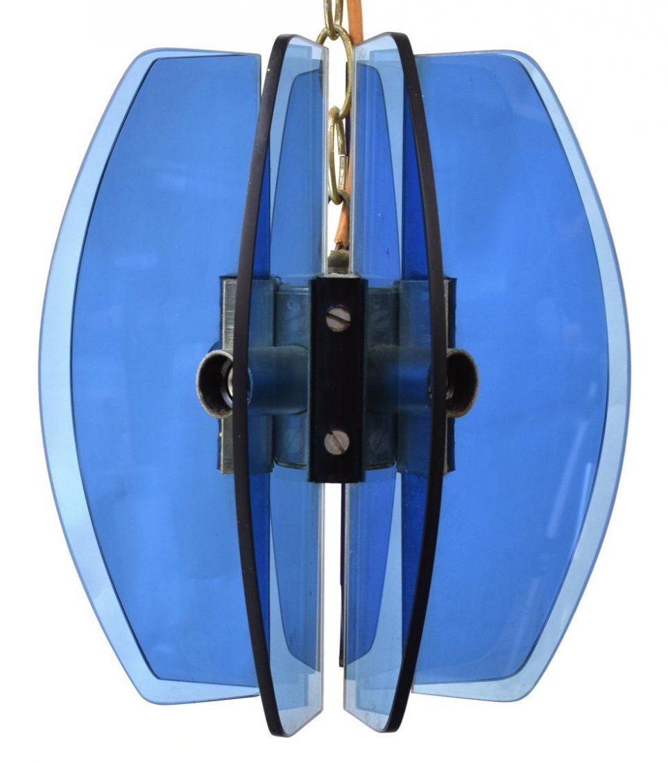 ITALIAN MID-CENTURY MURANO ART GLASS CHANDELIER (1 of 1)