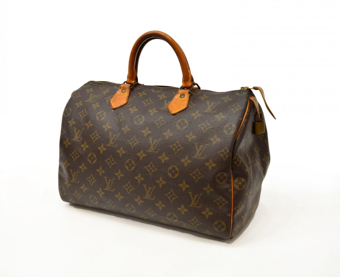 LOUIS VUITTON MONOGRAM CANVAS SPEEDY HANDBAG (1 of 6)