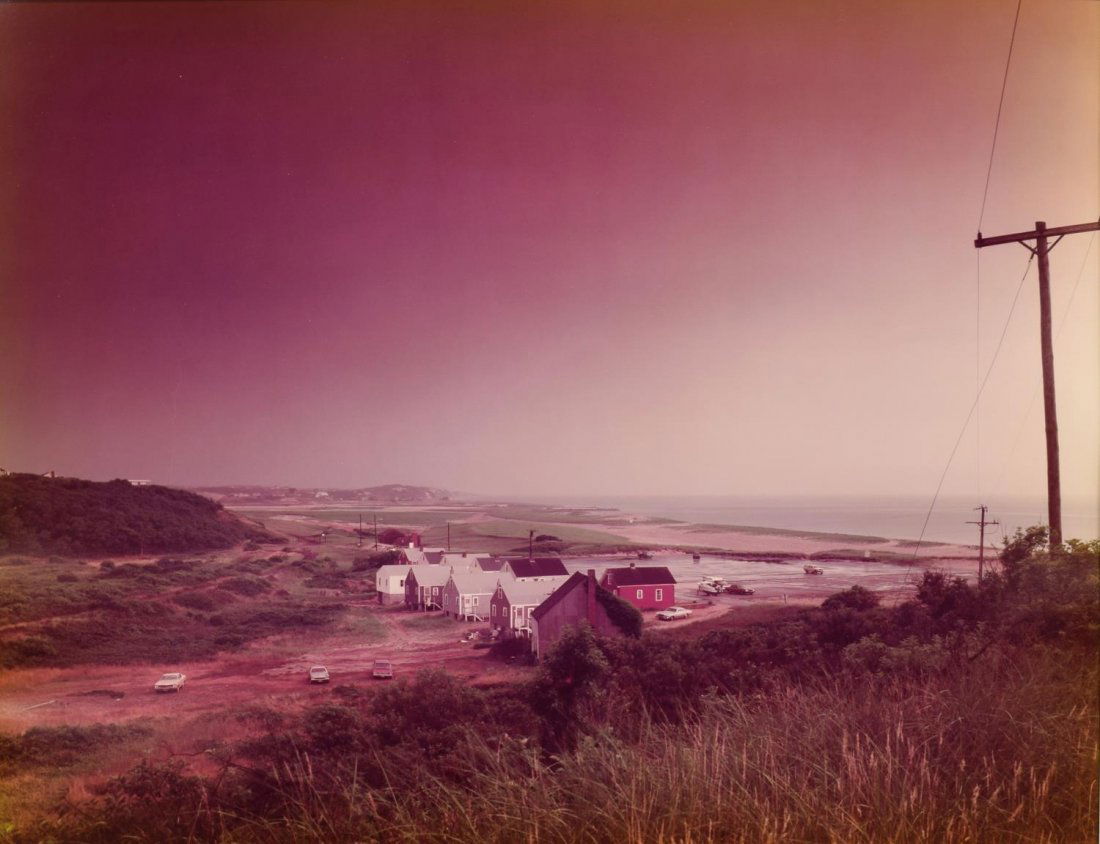 JOEL MEYEROWITZ (B. 1938, NY) COLOR PHOTO, STORM (1 of 4)