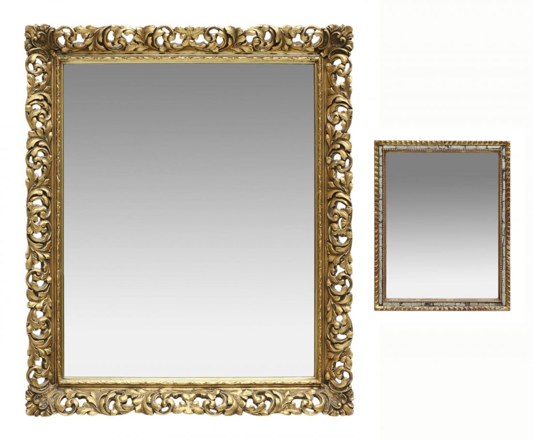 (2) VINTAGE GILTWOOD WALL MIRRORS (1 of 6)