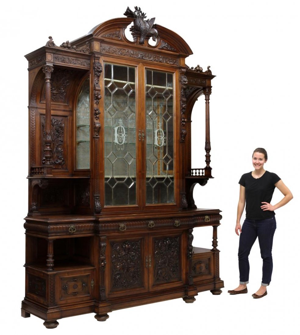 MONUMENTAL RENAISSANCE REVIVAL SIDEBOARD (1 of 7)