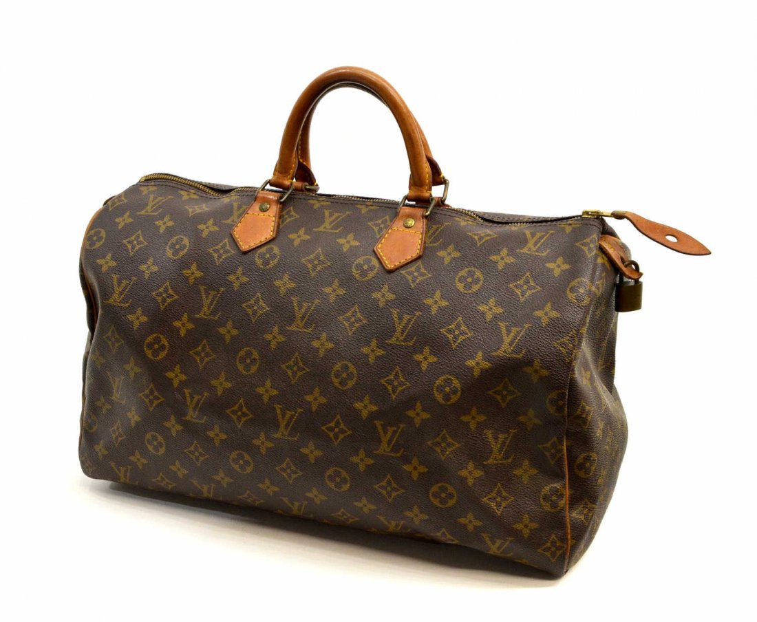 LOUIS VUITTON MONOGRAM CANVAS SPEEDY HANDBAG (1 of 7)