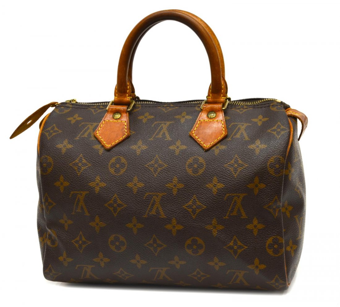 LOUIS VUITTON MONOGRAM CANVAS SPEEDY HANDBAG (1 of 5)