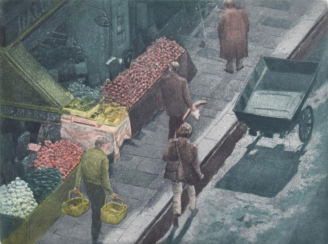 HAROLD ALTMAN (1924-2003, NEW YORK) COLOR ETCHING (1 of 7)