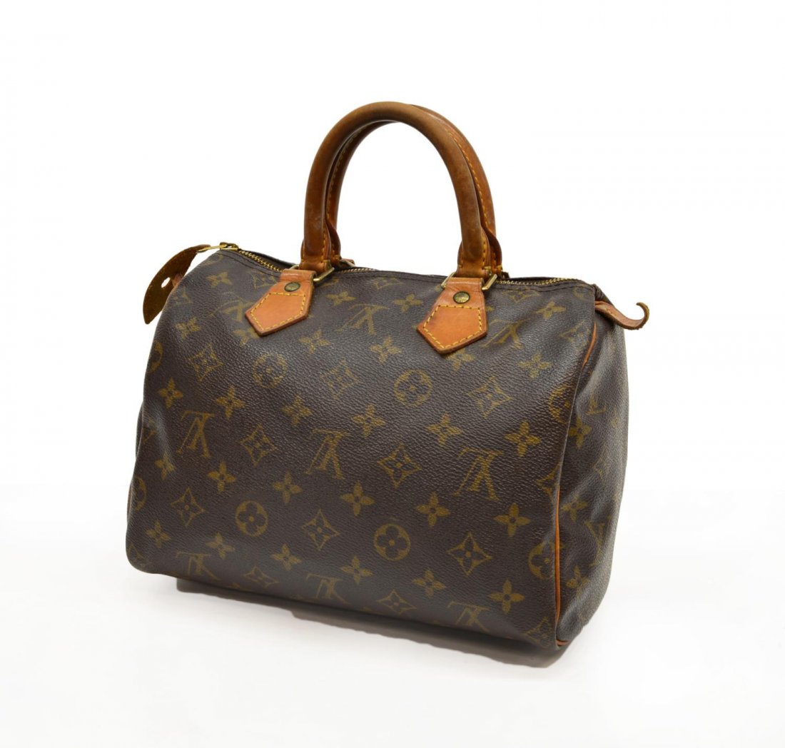LOUIS VUITTON MONOGRAM CANVAS SPEEDY HANDBAG (1 of 4)