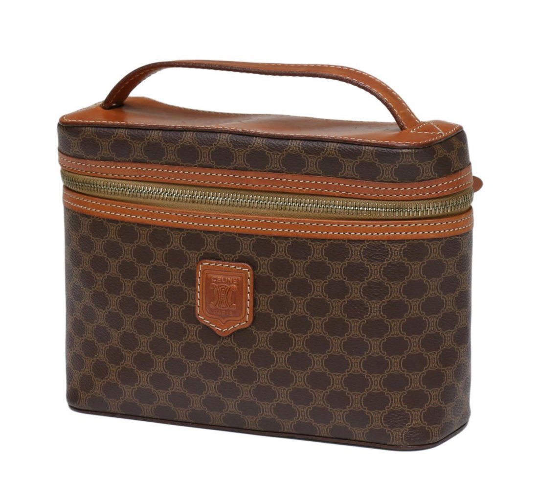 CELINE MONOGRAM CANVAS ACCESSORY POUCH (1 of 6)