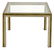 ITALIAN MODERN BRASS AND CHROME SIDE TABLE 1970S - 2