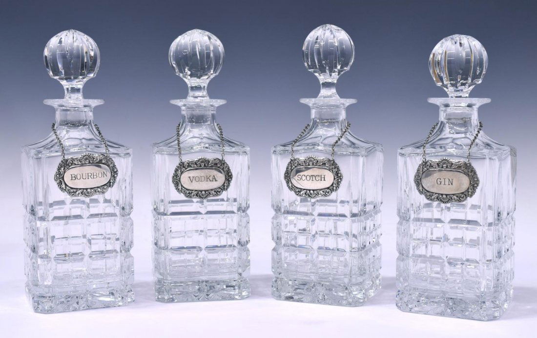 (4) WATERFORD MARQUIS COLLECTION DECANTERS (1 of 6)