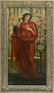 FRAMED OIL PAINTING, WOMAN IN GARDEN 20TH C - 2