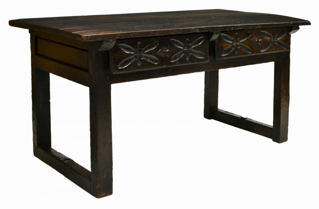 RUSTIC SPANISH BAROQUE WORK TABLE (1 of 7)