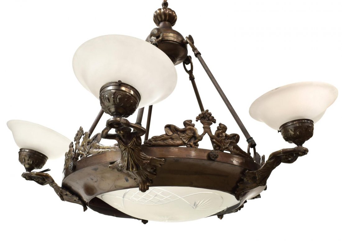 CONTINENTAL CLASSICAL STYLE CHANDELIER (1 of 3)
