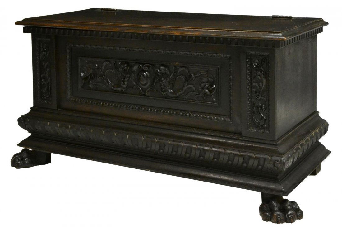 ITALIAN RENAISSANCE REVIVAL WEDDING CHEST (1 of 5)