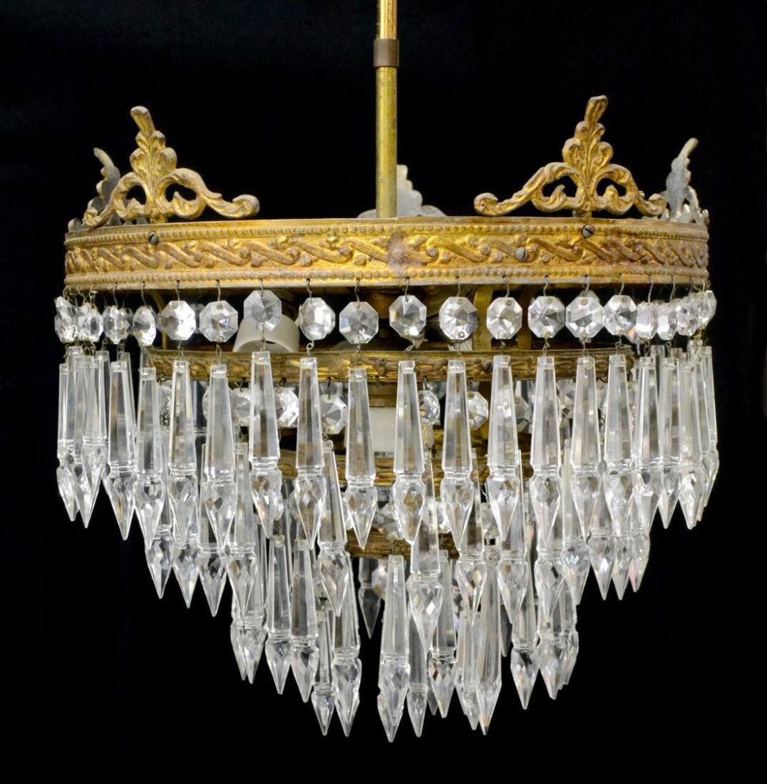 EMPIRE STYLE 4-LIGHT WEDDING CAKE CHANDELIER (1 of 2)