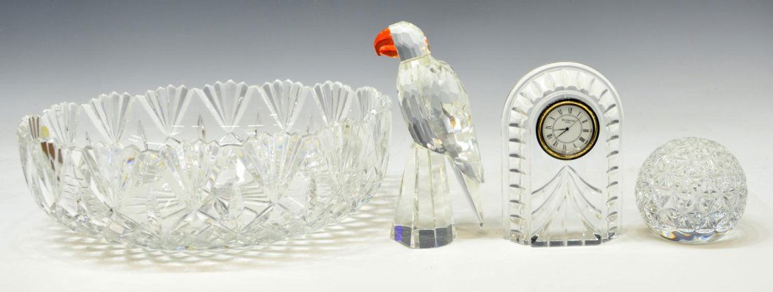 (4) POLISH & WATERFORD CUT GLASS TABLE ITEMS (1 of 8)