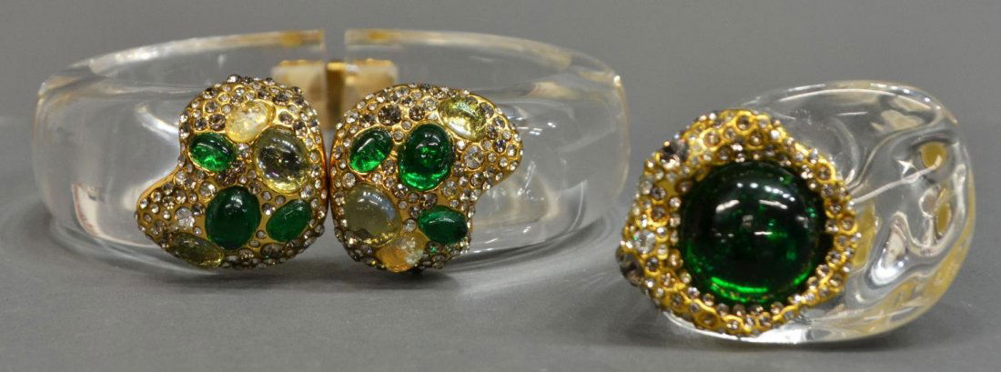 ALEXIS BITTAR MODERNIST LUCITE JEWELRY GROUP (1 of 5)