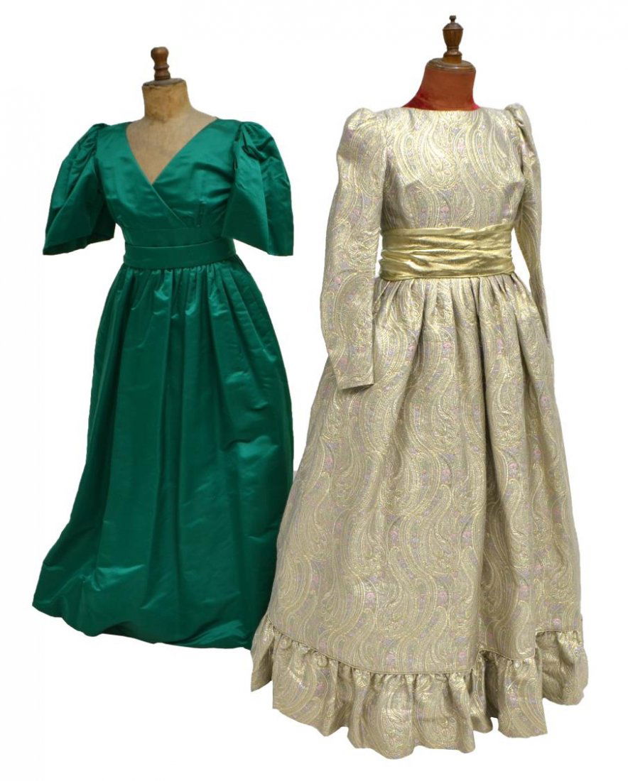 (2) LADIES VINTAGE DESIGNER EVENING GOWNS (1 of 7)
