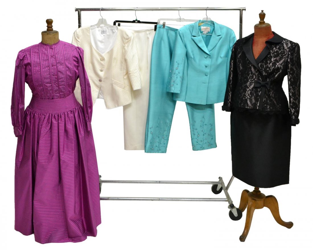(8) GROUP OF LADIES VINTAGE & DESIGNER CLOTHING (1 of 7)
