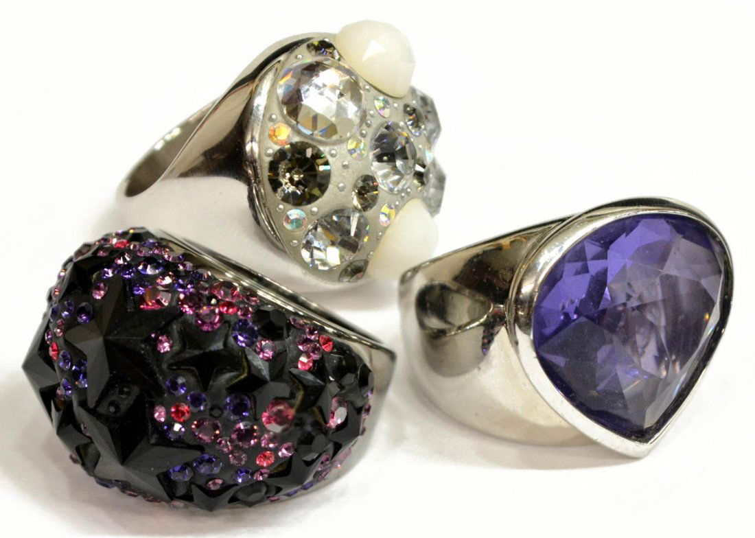 SWAROVSKI CRYSTAL RINGS, NEW IN BOX (1 of 5)