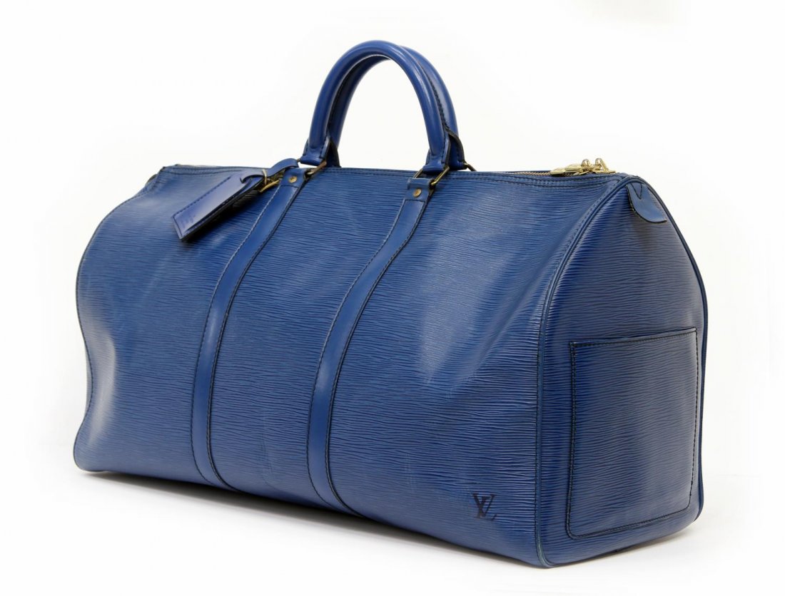 LOUIS VUITTON 'KEEPALL' EPI LEATHER DUFFLE BAG (1 of 4)