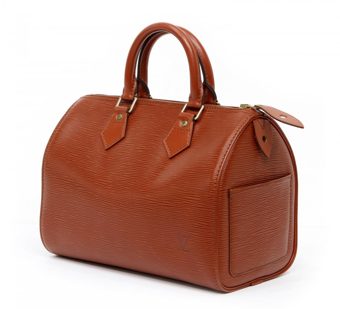 LOUIS VUITTON 'SPEEDY 25' EPI LEATHER HANDBAG (1 of 4)
