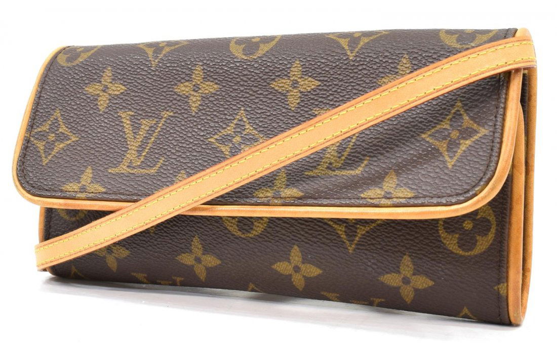 LOUIS VUITTON 'TWIN PM' MONOGRAM CANVAS HAND BAG (1 of 4)