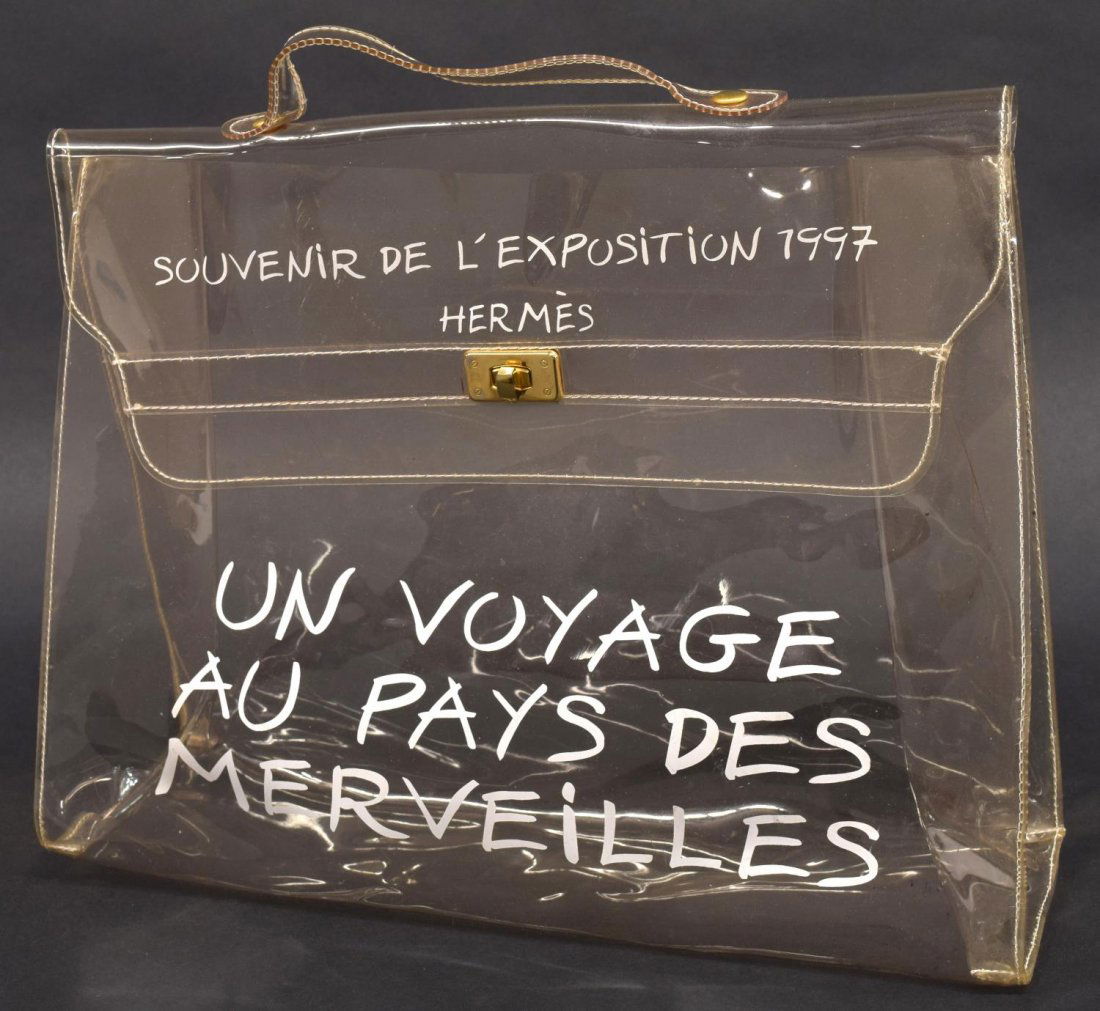 clear hermes bag