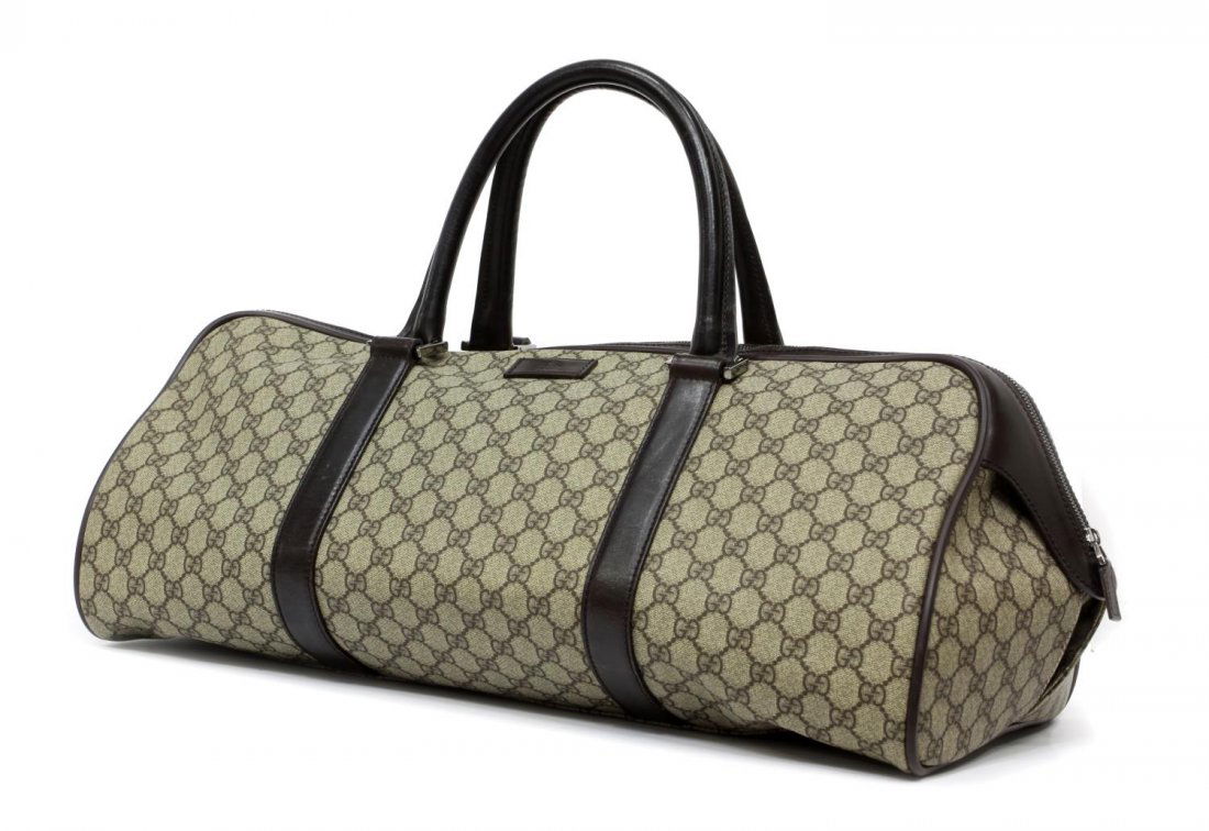 GUCCI MONOGRAM CANVAS JOY DUFFLE BAG (1 of 4)