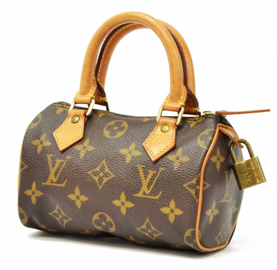LOUIS VUITTON MONOGRAM CANVAS MINI SPEEDY HANDBAG (1 of 5)