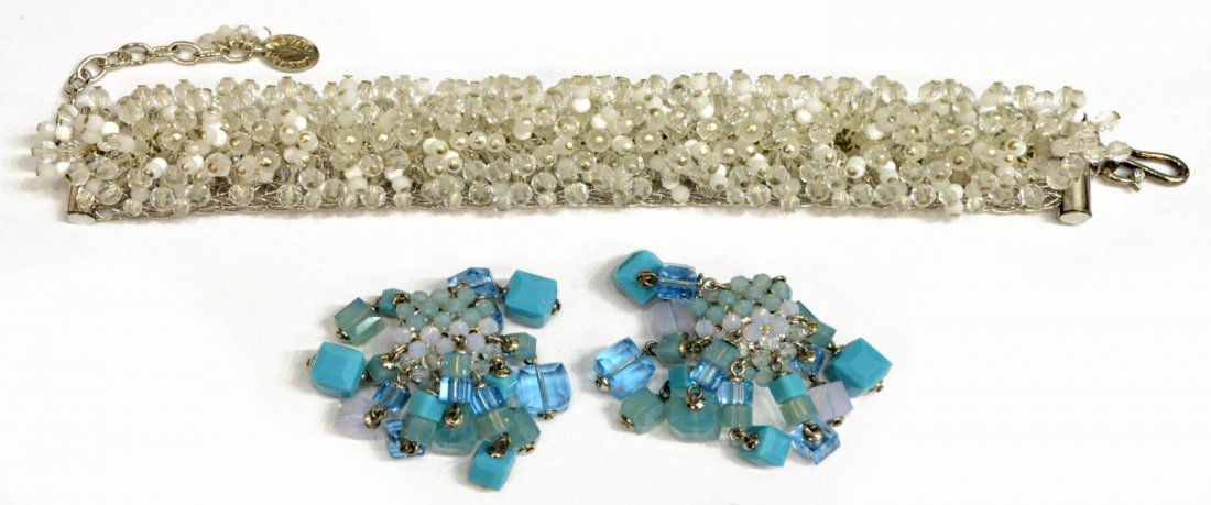 DANIEL SWAROVSKI PIQUANT BRACELET & EARRINGS (1 of 6)