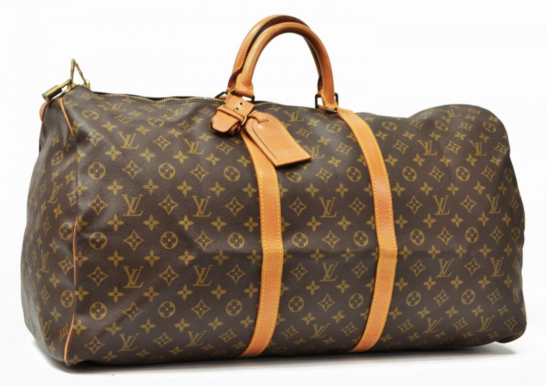 LOUIS VUITTON MONOGRAM KEEPALL 60 TRAVELING DUFFLE (1 of 5)