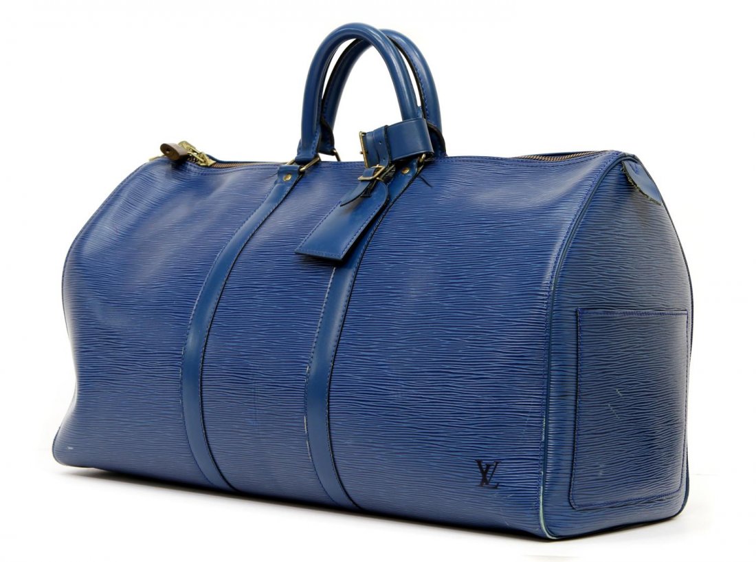 LOUIS VUITTON 'KEEPALL' EPI LEATHER DUFFLE BAG (1 of 4)