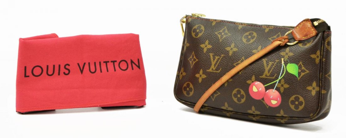 LOUIS VUITTON & MURAKAMI MONOGRAM CHERRY POCHETTE (1 of 5)