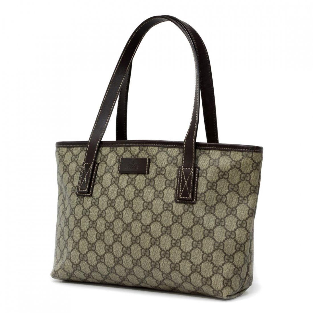 GUCCI MONOGRAM COATED CANVAS TOTE BAG (1 of 4)