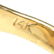 LADIES 14K GOLD JADE AND DIAMOND COCKTAIL RING - 5