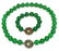 LADIES ESTATE JADE BEAD NECKLACE & BRACELET