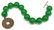 LADIES ESTATE JADE BEAD NECKLACE & BRACELET - 9