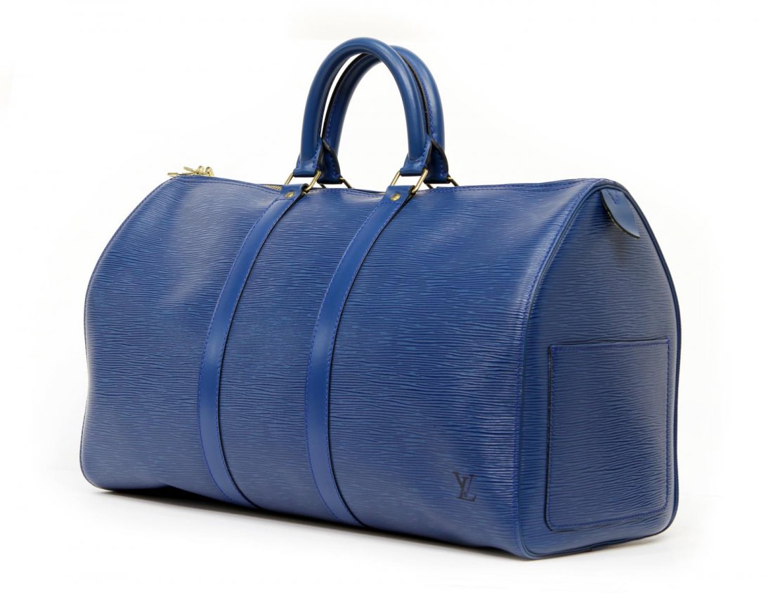 LOUIS VUITTON 'KEEPALL 45' EPI LEATHER DUFFLE BAG (1 of 4)