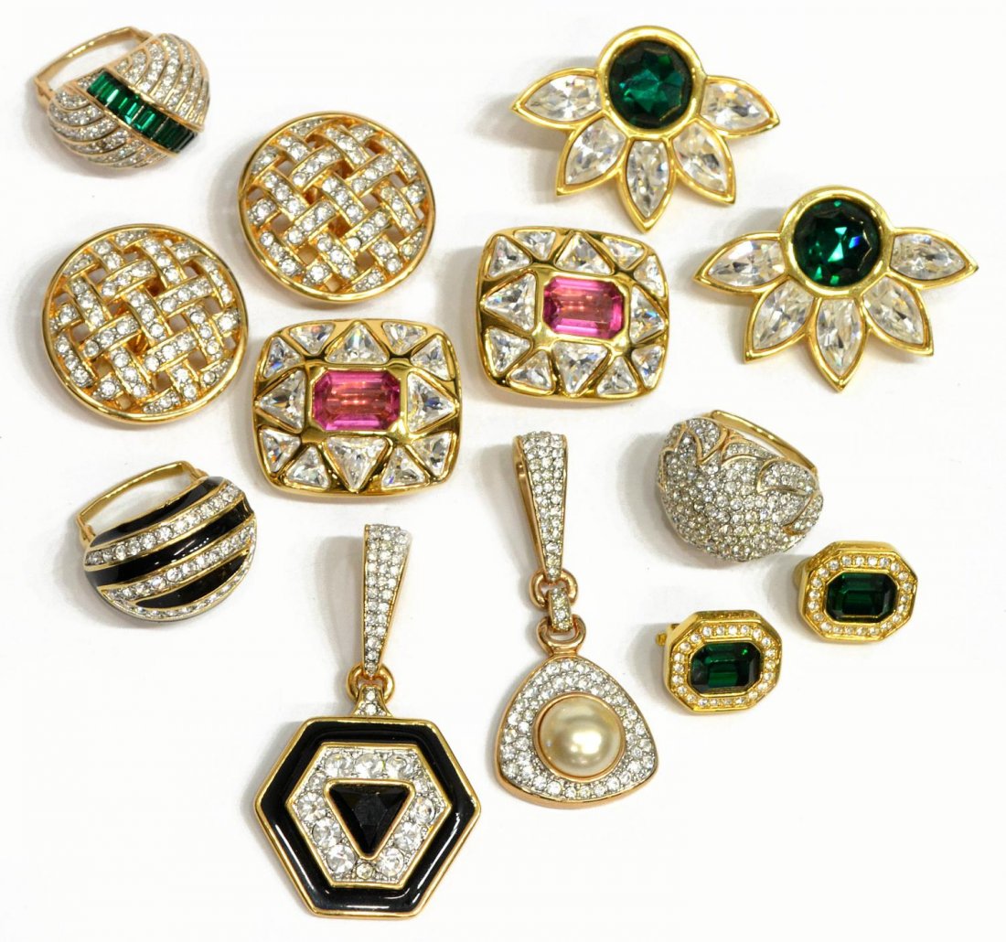 GROUP OF SAL SWAROVSKI CRYSTAL JEWELRY (1 of 6)