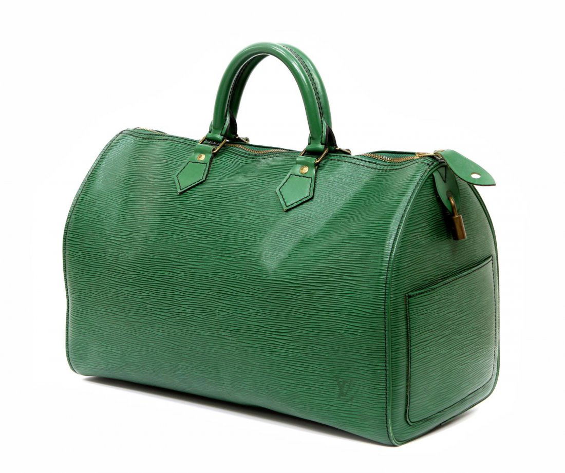 LOUIS VUITTON 'SPEEDY 35' EPI LEATHER HANDBAG (1 of 4)