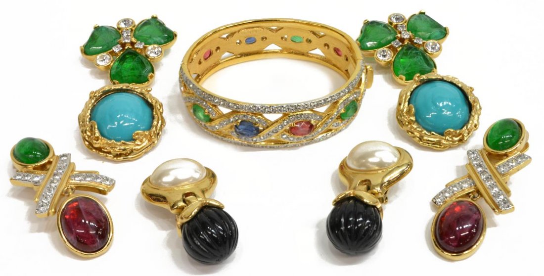 GROUP OF VOGUE BIJOUX SIGNED COSTUME JEWELRY (1 of 4)