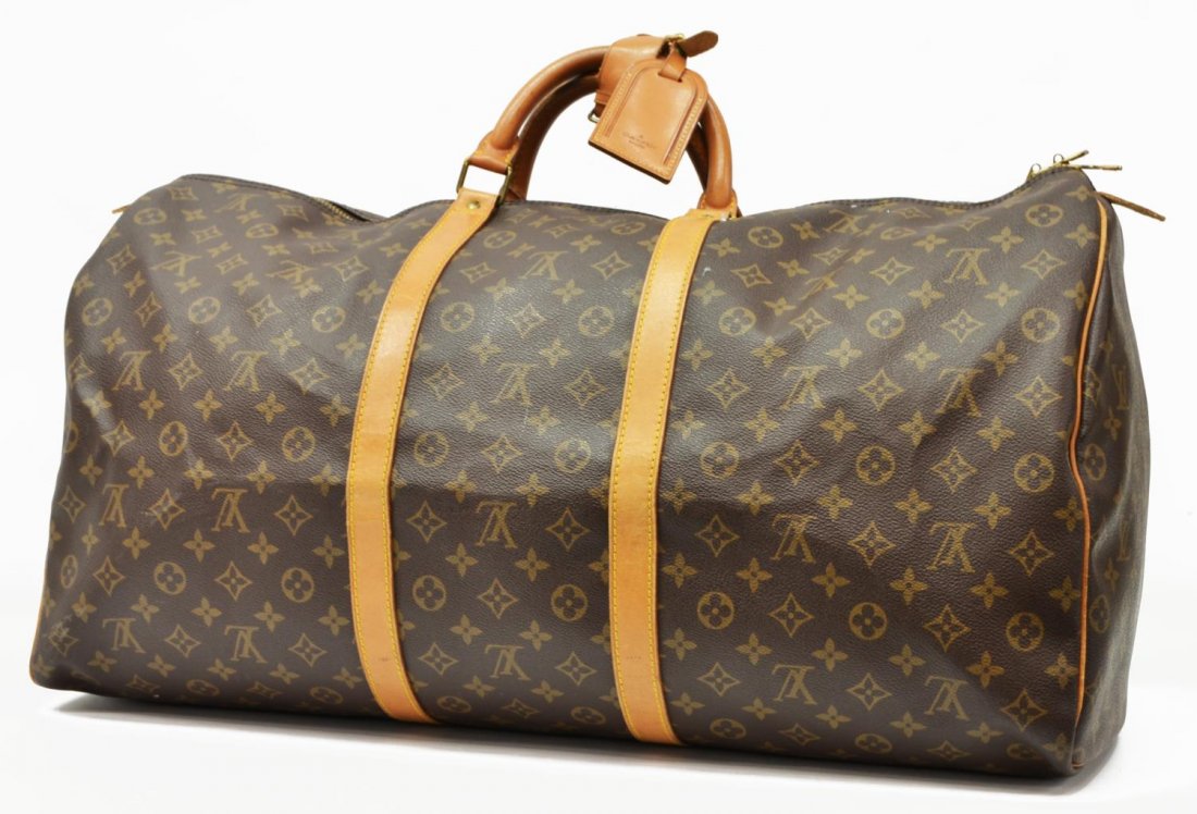LOUIS VUITTON MONOGRAM KEEPALL 60 TRAVELING DUFFLE (1 of 5)