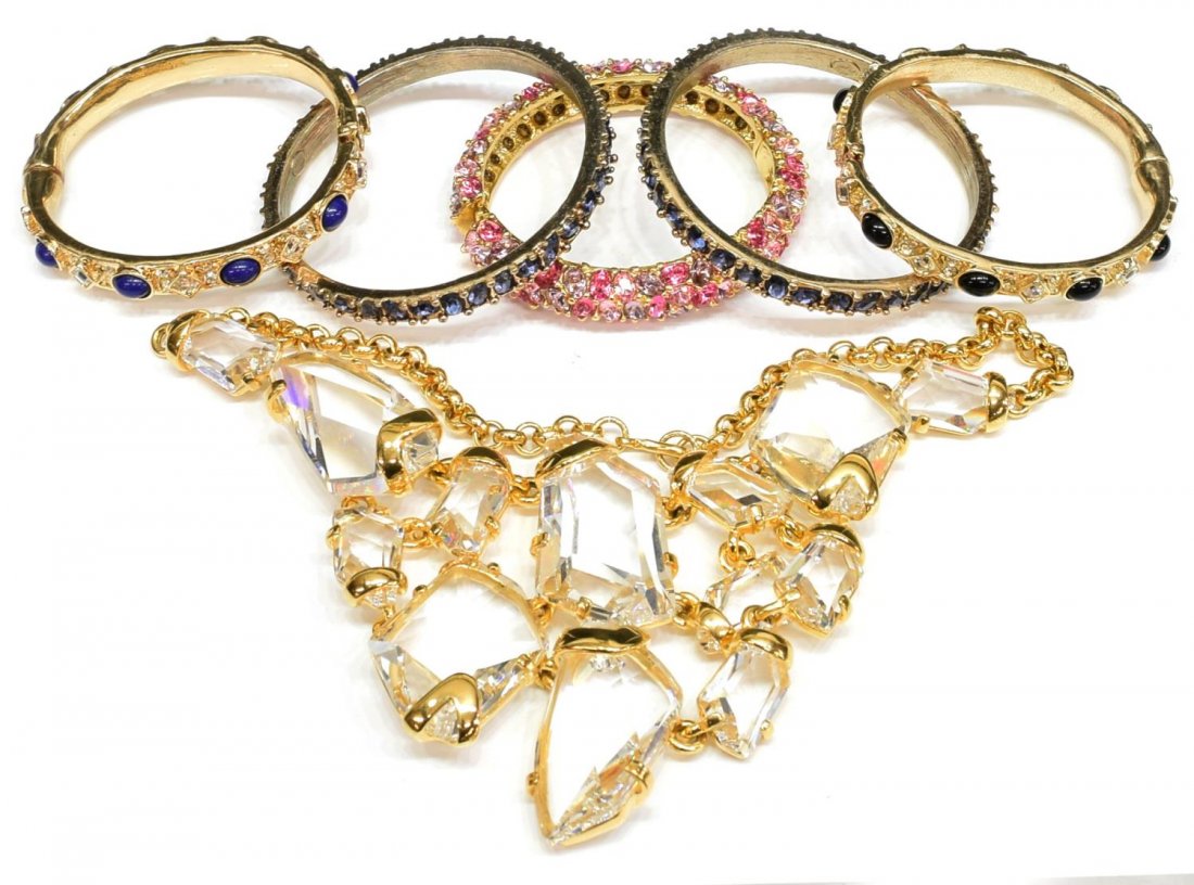 GROUP OF KENNETH JAY LANE RHINESTONE JEWELRY (1 of 5)
