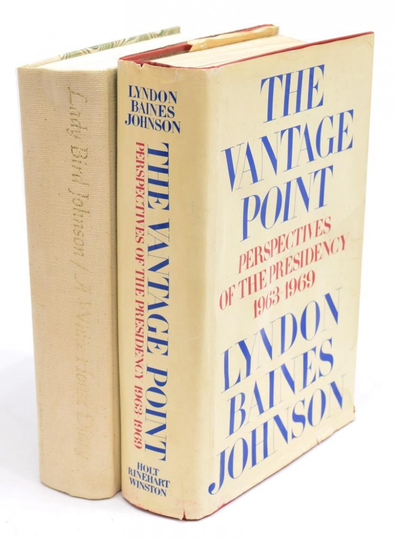 (2) LYNDON & LADY BIRD JOHSON AUTOGRAPHED BOOKS (1 of 10)