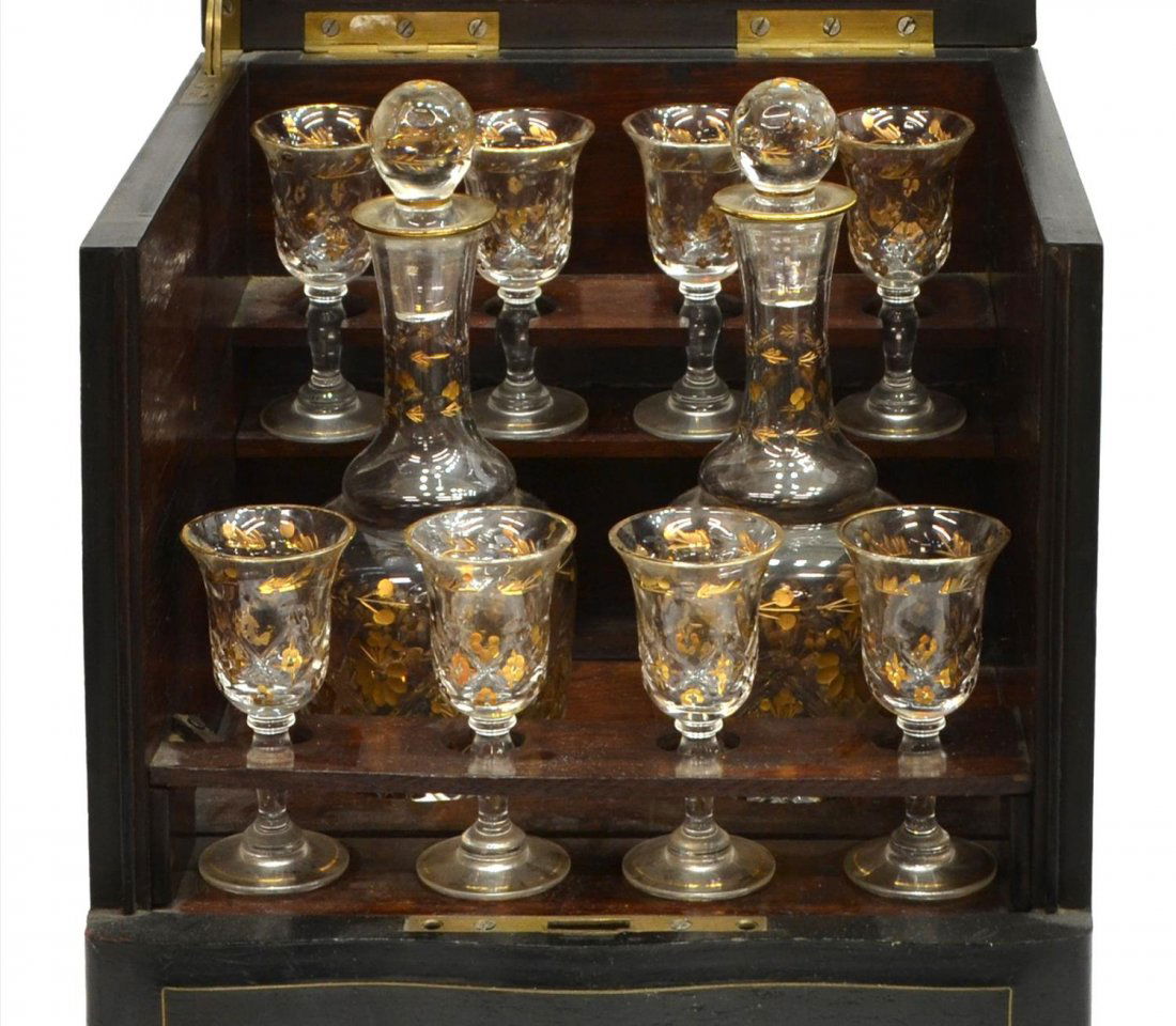 FRENCH NAPOLEON III TANTALUS SET (1 of 4)