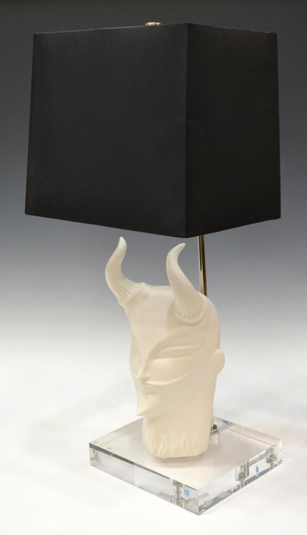 JONATHAN ADLER CERAMIC "NAUGHTY" TABLE LAMP (1 of 5)