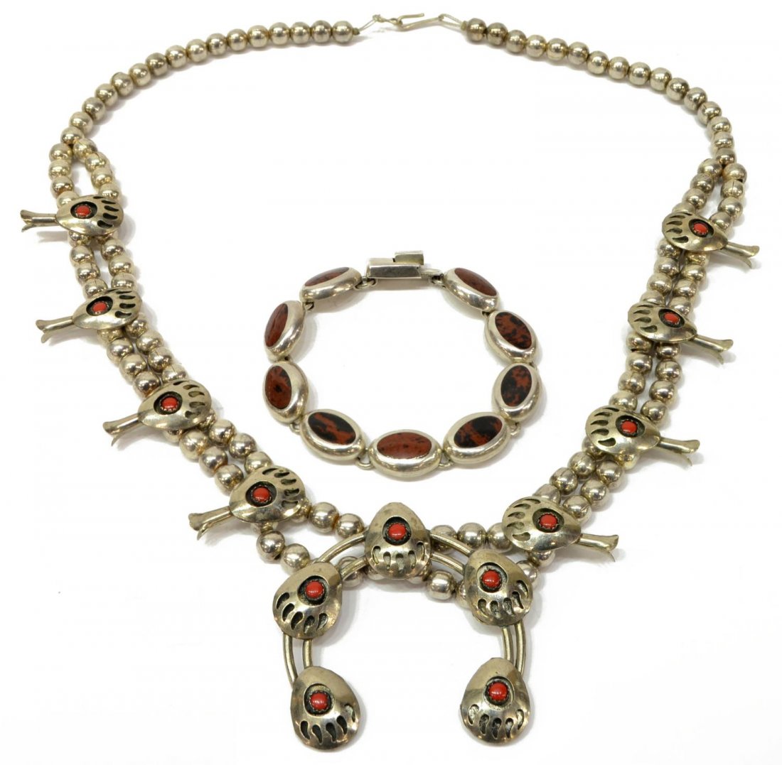 (2) SOUTHWEST NECKLACE & 950 BRACELET (1 of 4)