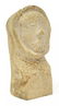 ESKIMO BONE CARVING FIGURAL BUST 20TH C