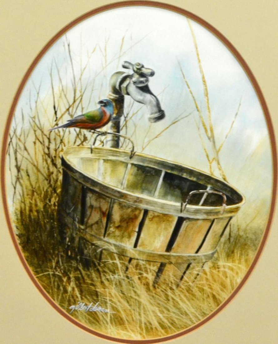 GILBERT DURAN (TEXAS B. 1936) WATERCOLOR (1 of 3)