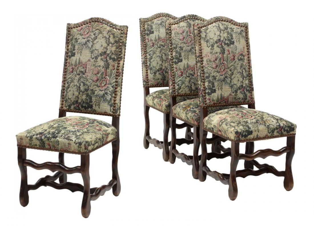 (4) FRENCH LOUIS XIV STYLE DINING CHAIRS (1 of 4)