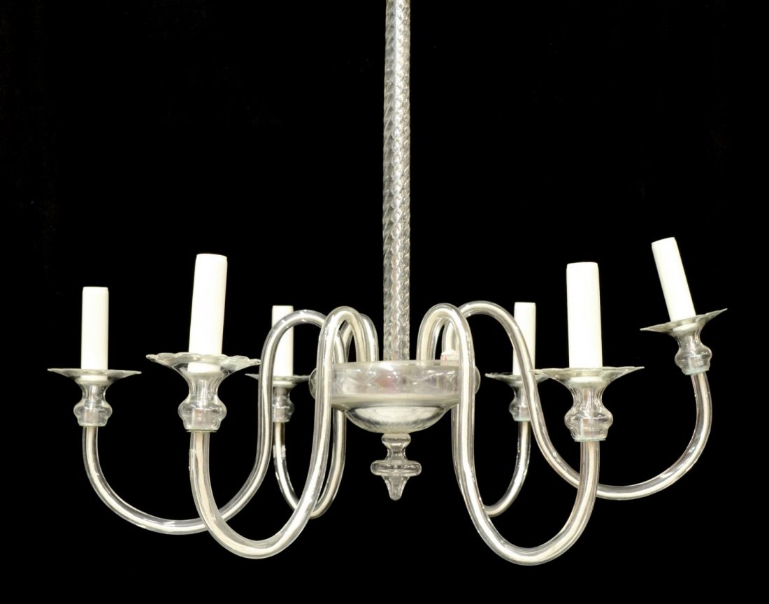 ITALIAN MODERN SIX-LIGHT CHANDELIER (1 of 3)